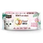 Kit Cat 5 in 1 Cat Wipes (Coconut)