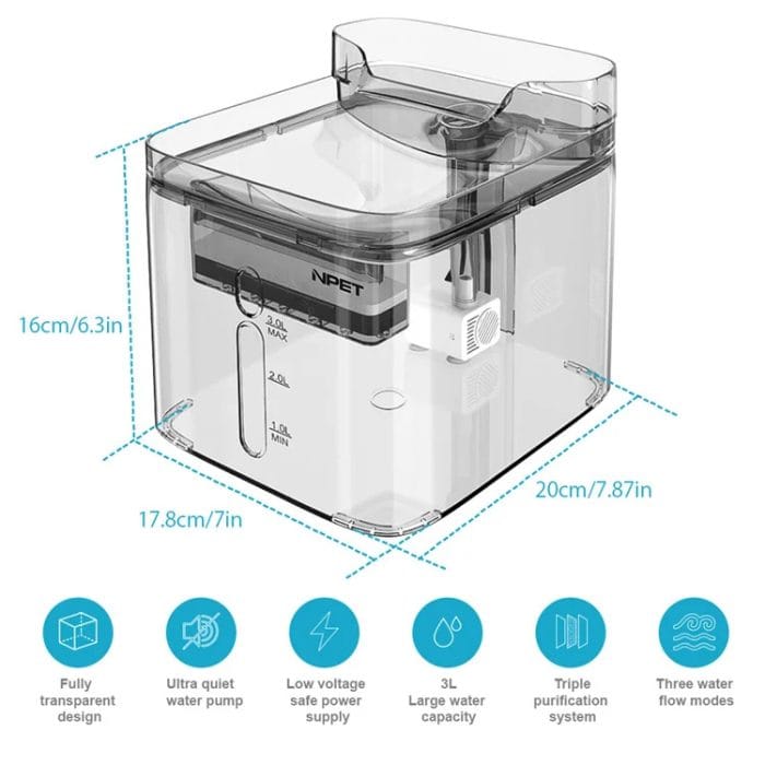 Electric water fountain 3L - Image 4