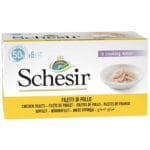 Schesir Cat Multipack Can-Wet Food Chicken Rice Natural Style-6x50g