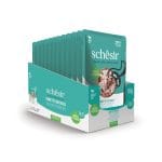 Schesir Complete & Balanced Nutrition Wet Cat Food in Jelly Pouch- Tuna With Seabreem 85g - Image 4