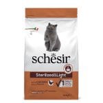 Schesir Cat Dry Food-Sterilized & Light-Chicken 1.5kg