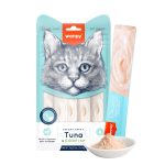 Wanpy Creamy Lickable Cat Treats – Tuna & Codfish