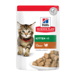 Hill’s Science Plan Tender Chunks & Gravy Kitten Turkey Pouches