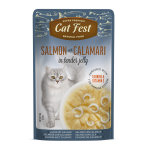 Cat Fest Salmon With Calamari (Squid) In Tender Jelly For Cats 70g