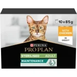 Purina Pro Plan Sterilised Adult Wet Cat Food, Chicken in Gravy 85g - Image 2