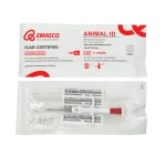Animal Syringe with Microchip 1.25*7mm for Cats and Dogs